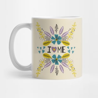 I love me flowers Mug